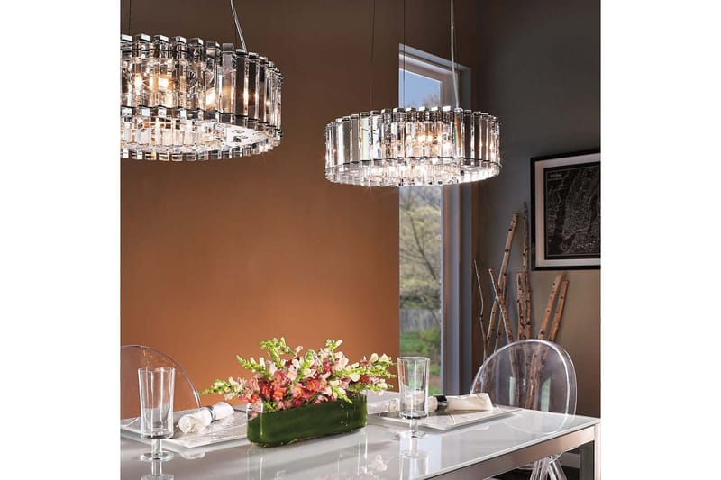 Lysekrone Kichler Crystal Skye 530x144x530 mm - 530x144x530 mm - Belysning - Innendørsbelysning & Lamper - Taklampe - Krystallkrone & takkrone