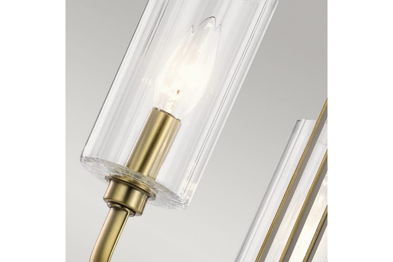 Lysekrone Kichler Kimrose 374x459 mm, Børstet naturlig messing - 374x459 mm, Børstet naturlig messing - Belysning - Innendørsbelysning & Lamper - Taklampe - Krystallkrone & takkrone