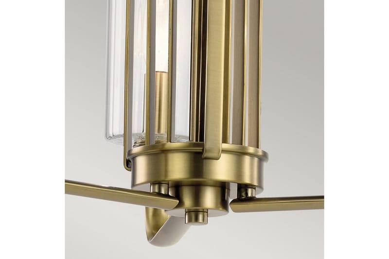 Lysekrone Kichler Kimrose 374x459 mm, Børstet naturlig messing - 374x459 mm, Børstet naturlig messing - Belysning - Innendørsbelysning & Lamper - Taklampe - Krystallkrone & takkrone