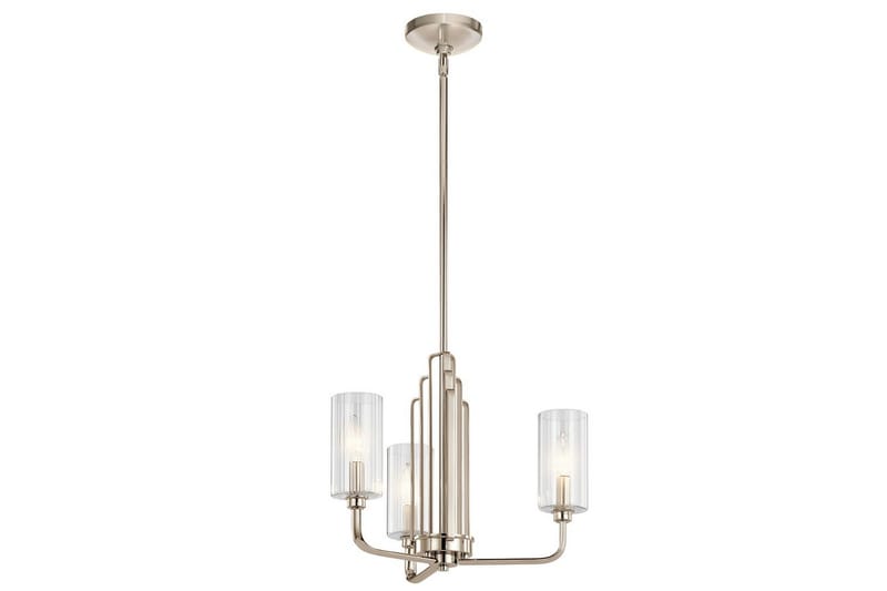 Lysekrone Kichler Kimrose 374x459 mm, Polert nikkel - 374x459 mm, Polert nikkel - Belysning - Innendørsbelysning & Lamper - Taklampe - Krystallkrone & takkrone