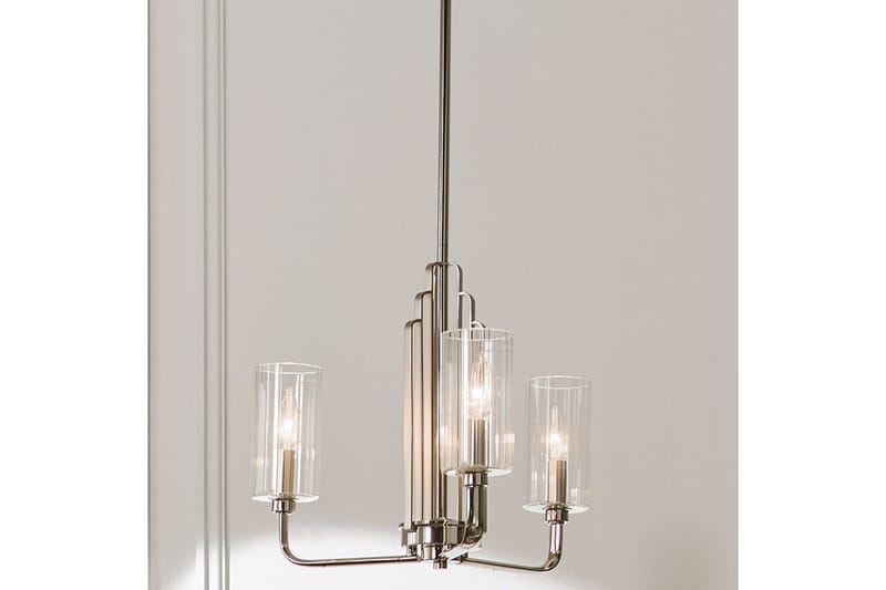 Lysekrone Kichler Kimrose 374x459 mm, Polert nikkel - 374x459 mm, Polert nikkel - Belysning - Innendørsbelysning & Lamper - Taklampe - Krystallkrone & takkrone