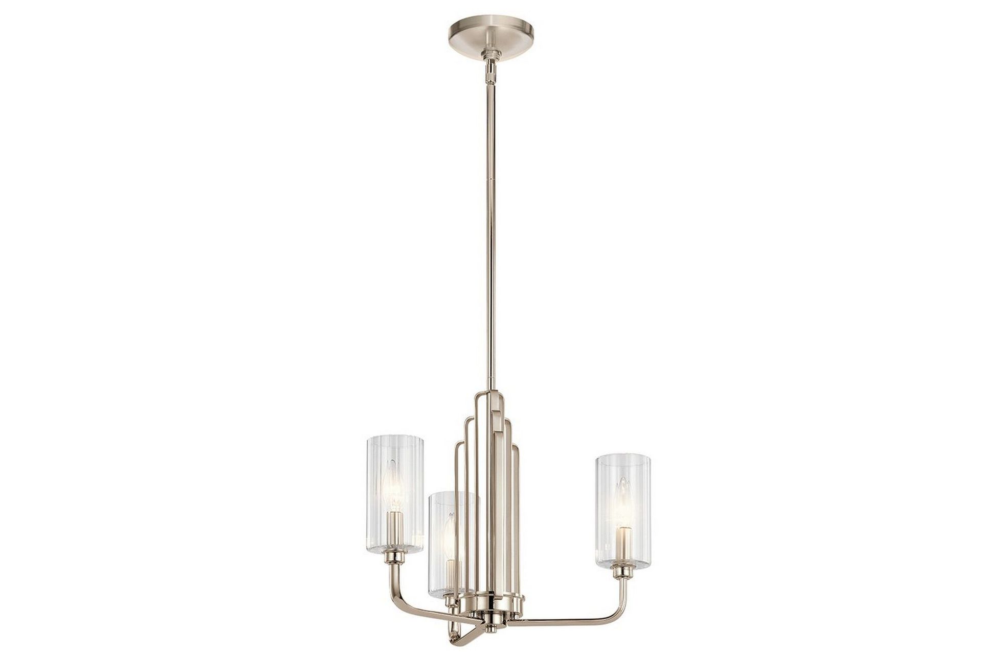 Lysekrone Kichler Kimrose 374x459 mm, Polert nikkel - 374x459 mm, Polert nikkel