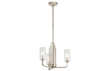 Lysekrone Kichler Kimrose 374x459 mm, Polert nikkel