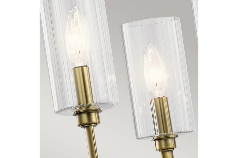 Lysekrone Kichler Kimrose 526x686 mm, Børstet naturlig messing - 526x686 mm, Børstet naturlig messing - Belysning - Innendørsbelysning & Lamper - Taklampe - Krystallkrone & takkrone