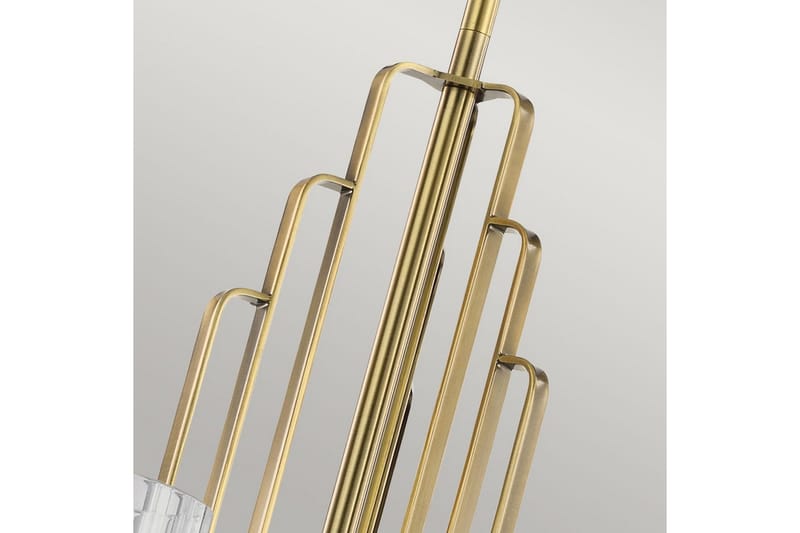 Lysekrone Kichler Kimrose 526x686 mm, Børstet naturlig messing - 526x686 mm, Børstet naturlig messing - Belysning - Innendørsbelysning & Lamper - Taklampe - Krystallkrone & takkrone
