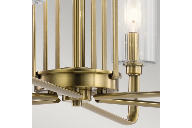 Lysekrone Kichler Kimrose 526x686 mm, Børstet naturlig messing - 526x686 mm, Børstet naturlig messing - Belysning - Innendørsbelysning & Lamper - Taklampe - Krystallkrone & takkrone