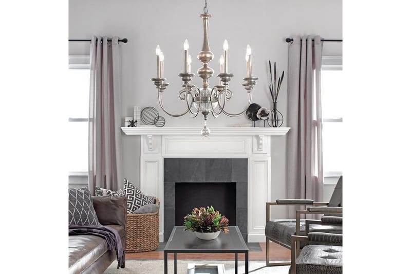 Lysekrone Kichler Rosalie 813x972x813 mm - 813x972x813 mm - Belysning - Innendørsbelysning & Lamper - Taklampe - Krystallkrone & takkrone