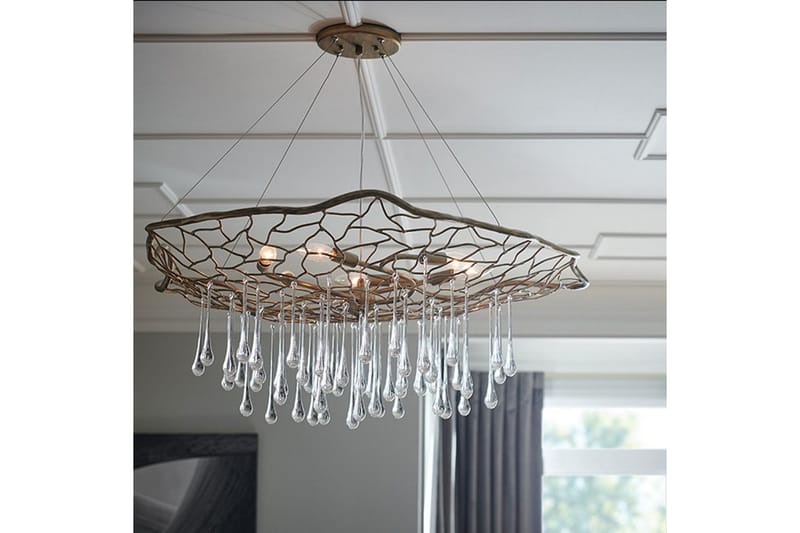 Lysekrone Lisa McDennon by Hinkley Laguna 369x914 mm - 369x914 mm - Belysning - Innendørsbelysning & Lamper - Taklampe - Krystallkrone & takkrone