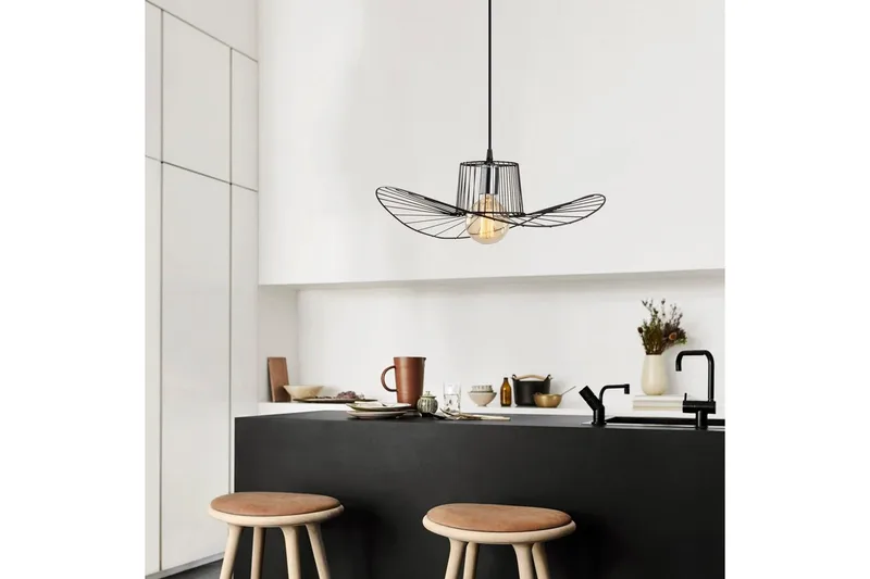 Lysekrone Majrulato Svart - Diameter: 49 cm - Belysning - Innendørsbelysning & Lamper - Taklampe - Pendellamper & Hengelamper