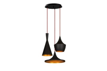 Lysekrone Mangol Sett Svart / Gull - Gull/Svart - Belysning - Innendørsbelysning & Lamper - Taklampe - Pendellamper & Hengelamper