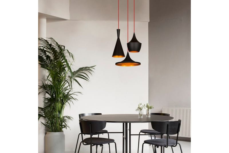 Lysekrone Mangol Sett Svart / Gull - Gull/Svart - Belysning - Innendørsbelysning & Lamper - Taklampe - Pendellamper & Hengelamper