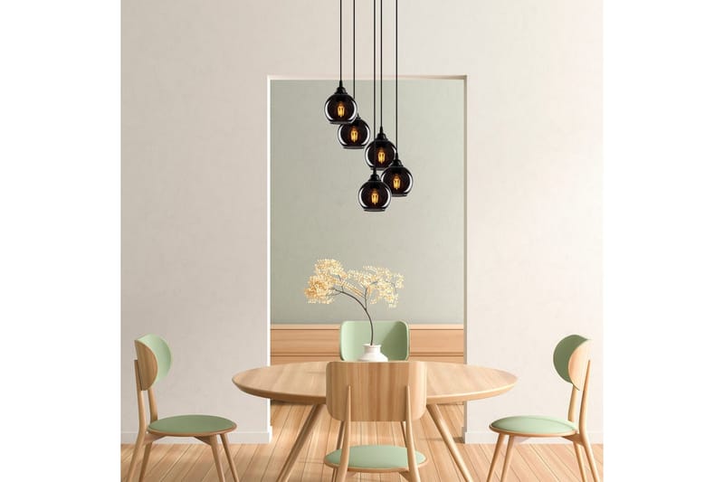 Lysekrone Røkt Fume - Mørkegrå - Belysning - Innendørsbelysning & Lamper - Taklampe - Pendellamper & Hengelamper