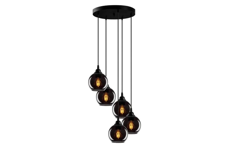 Lysekrone Røkt Fume - Mørkegrå - Belysning - Innendørsbelysning & Lamper - Taklampe - Pendellamper & Hengelamper