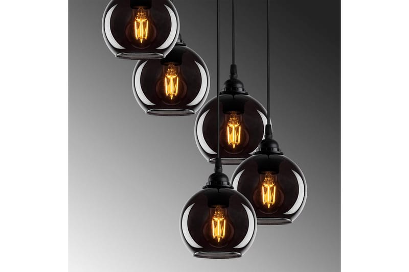 Lysekrone Røkt Fume - Mørkegrå - Belysning - Innendørsbelysning & Lamper - Taklampe - Pendellamper & Hengelamper