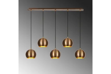 Lysekrone Rantesh Fem Vintage - Gull - Belysning - Innendørsbelysning & Lamper - Taklampe - Pendellamper & Hengelamper