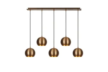 Lysekrone Rantesh Fem Vintage - Gull - Belysning - Innendørsbelysning & Lamper - Taklampe - Pendellamper & Hengelamper