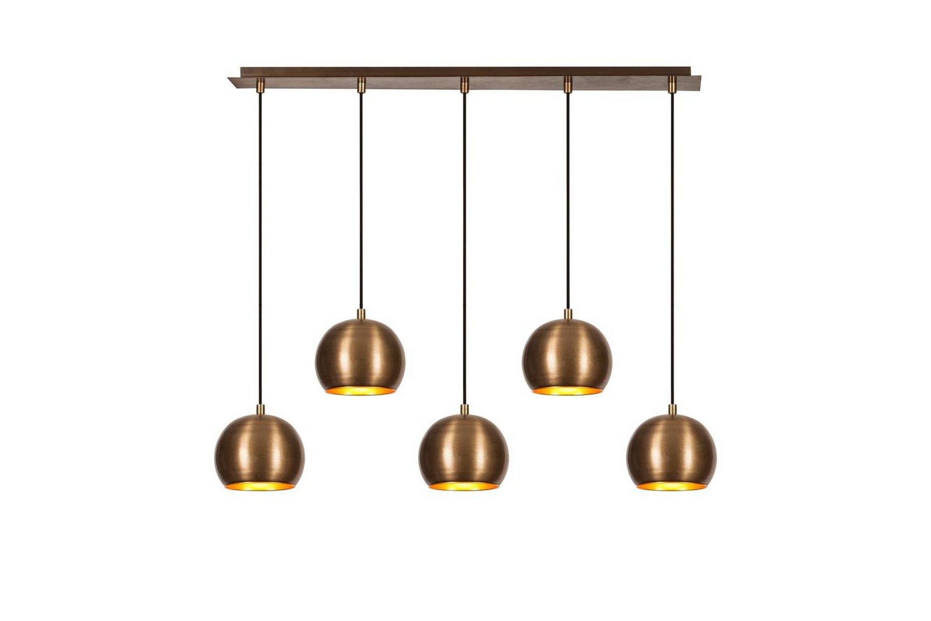 Lysekrone Rantesh Fem Vintage - Gull