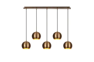 Lysekrone Rantesh Fem Vintage - Gull - Belysning - Innendørsbelysning & Lamper - Taklampe - Pendellamper & Hengelamper