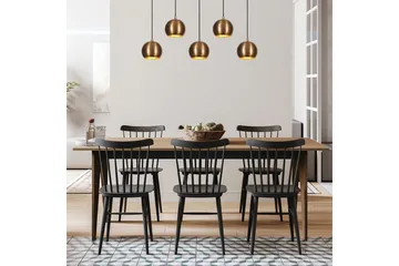 Lysekrone Rantesh Fem Vintage - Gull - Belysning - Innendørsbelysning & Lamper - Taklampe - Pendellamper & Hengelamper