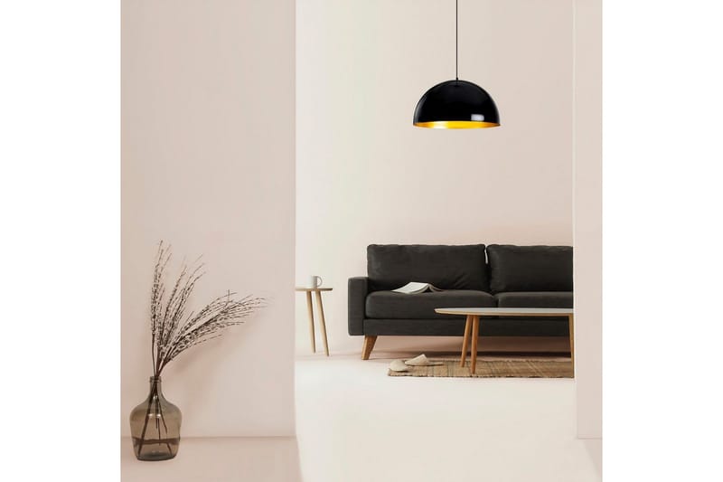 Lysekrone Rantesh Svart - 50 x 50 cm - Belysning - Innendørsbelysning & Lamper - Taklampe - Pendellamper & Hengelamper