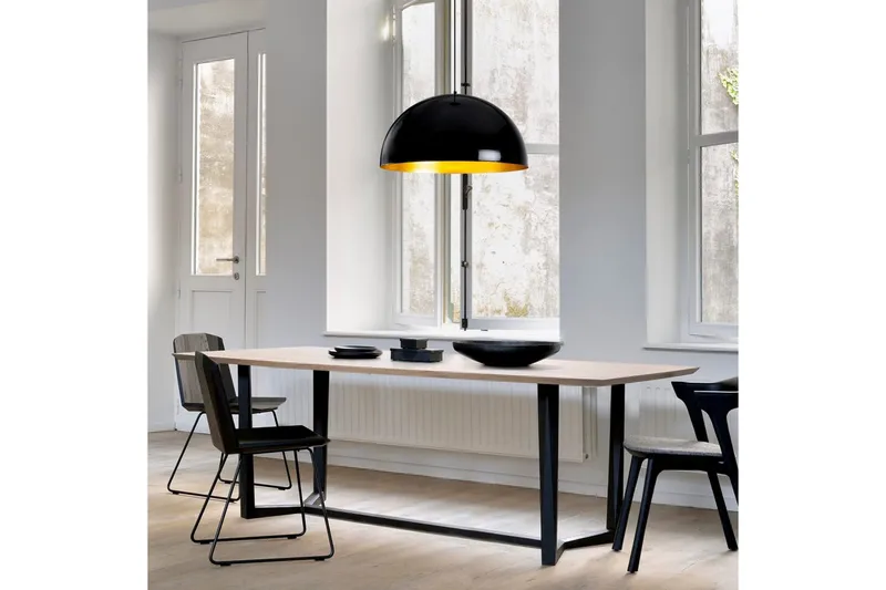 Lysekrone Rantesh Svart - 60 x 60 cm - Belysning - Innendørsbelysning & Lamper - Taklampe - Pendellamper & Hengelamper