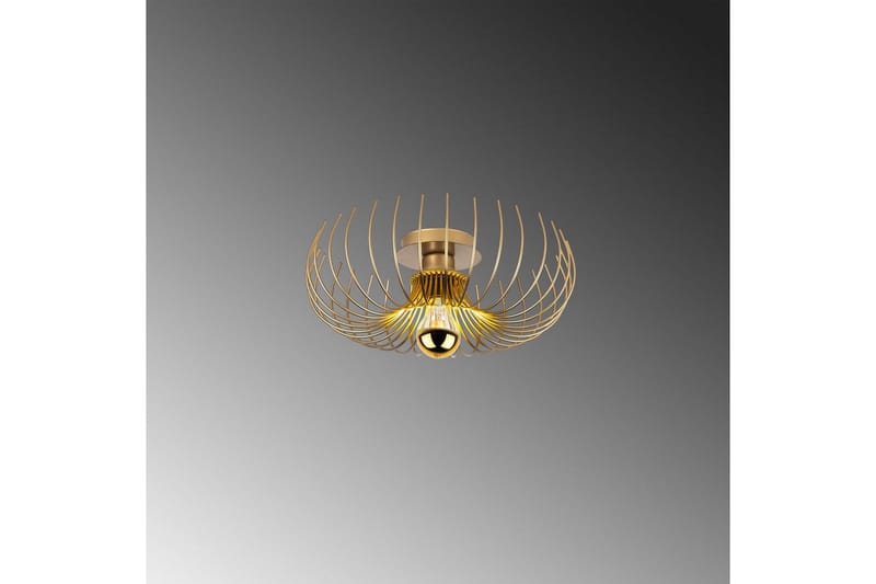 Lysekrone Sadorte gull - 36 x 36 x 12 cm - Belysning - Innendørsbelysning & Lamper - Taklampe - Plafondlampe