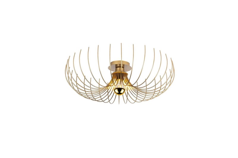 Lysekrone Sadorte gull - 56 x 56 x 16 cm - Belysning - Innendørsbelysning & Lamper - Taklampe - Plafondlampe