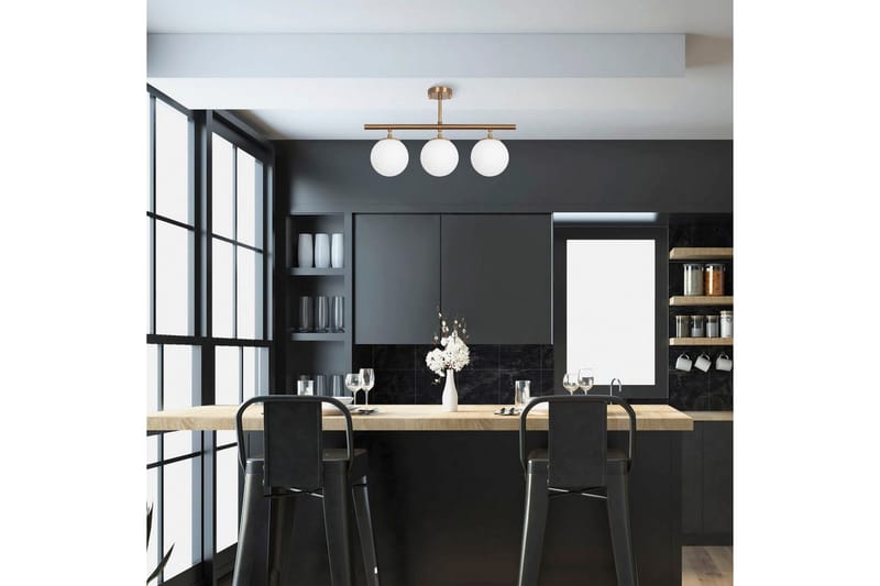 Lysekrone Sone Vintage Horisontal - Kobber - Belysning - Innendørsbelysning & Lamper - Taklampe - Pendellamper & Hengelamper