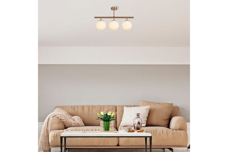 Lysekrone Sone Vintage Horisontal - Kobber - Belysning - Innendørsbelysning & Lamper - Taklampe - Pendellamper & Hengelamper