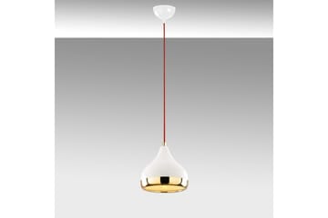 Lysekrone Sood Enkelt Hvit / Rød / Gull - Hvit / Rød / Gull - Belysning - Innendørsbelysning & Lamper - Taklampe - Pendellamper & Hengelamper