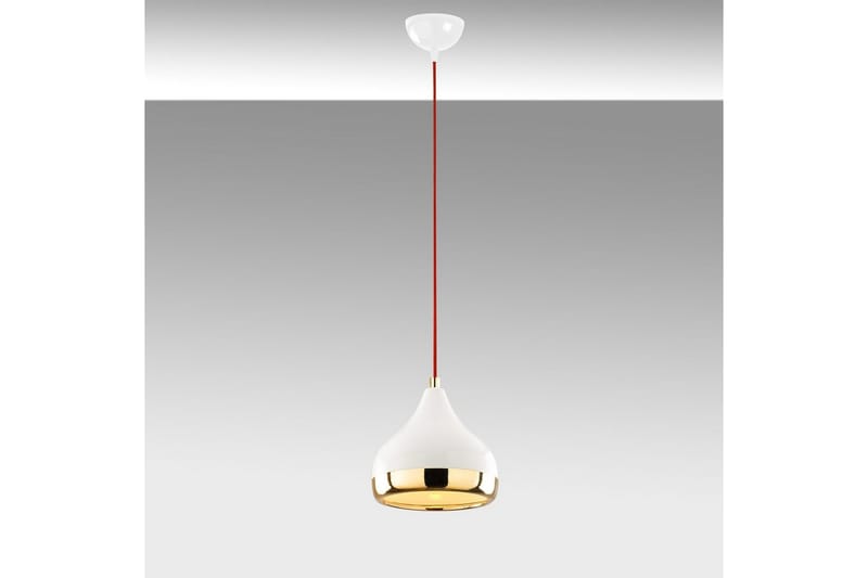 Lysekrone Sood Enkelt Hvit / Rød / Gull - Hvit / Rød / Gull - Belysning - Innendørsbelysning & Lamper - Taklampe - Pendellamper & Hengelamper