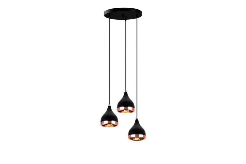 Lysekrone Soodne Svart / Kobber - Kobber/Svart - Belysning - Innendørsbelysning & Lamper - Taklampe - Pendellamper & Hengelamper