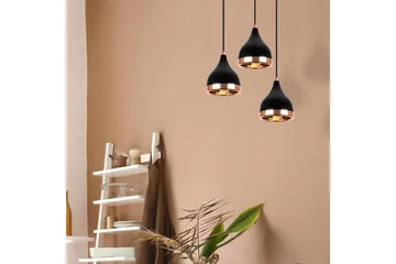 Lysekrone Soodne Svart / Kobber - Kobber/Svart - Belysning - Innendørsbelysning & Lamper - Taklampe - Pendellamper & Hengelamper