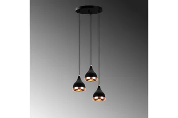 Lysekrone Soodne Svart / Kobber - Kobber/Svart - Belysning - Innendørsbelysning & Lamper - Taklampe - Pendellamper & Hengelamper