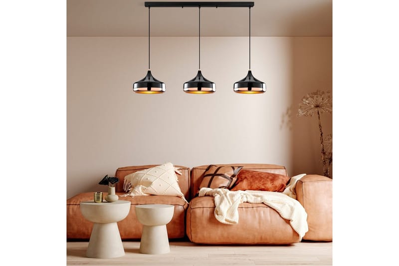 Lysekrone Soodne Svart / Kobber - Svart - Belysning - Innendørsbelysning & Lamper - Taklampe - Pendellamper & Hengelamper