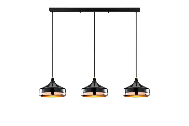 Lysekrone Soodne Svart / Kobber, Svart