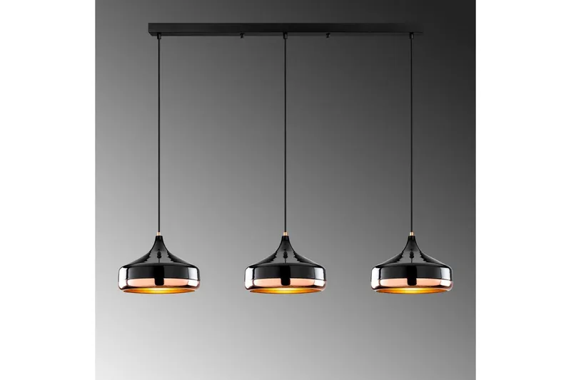 Lysekrone Soodne Svart / Kobber - Svart - Belysning - Innendørsbelysning & Lamper - Taklampe - Pendellamper & Hengelamper