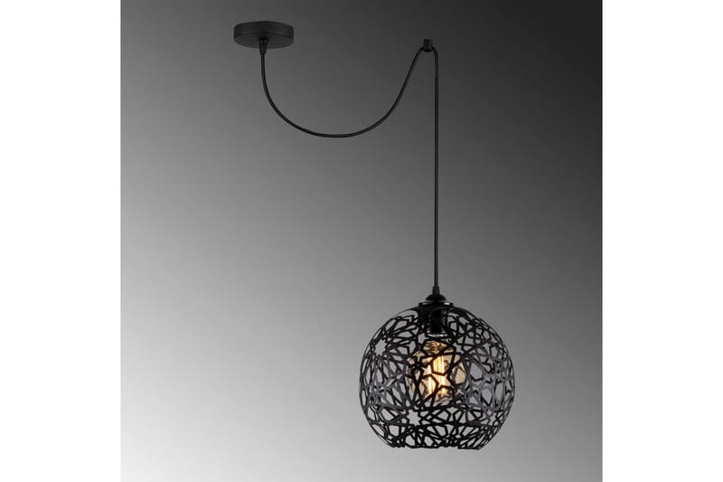 Lysekrone Sourab Svart - Svart - Belysning - Innendørsbelysning & Lamper - Taklampe - Pendellamper & Hengelamper