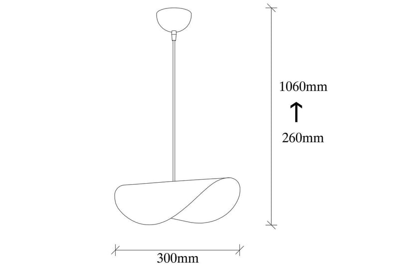 Lysekrone Sugana Kurvet Hvit / Gull - Hvit / Gull - Belysning - Innendørsbelysning & Lamper - Taklampe - Pendellamper & Hengelamper
