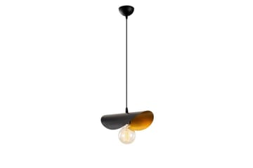 Lysekrone Sugana Kurvet Svart / Gull - Svart / Gull - Belysning - Innendørsbelysning & Lamper - Taklampe - Pendellamper & Hengelamper
