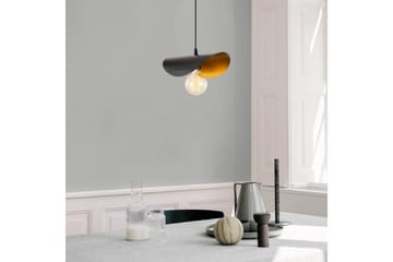 Lysekrone Sugana Kurvet Svart / Gull - Svart / Gull - Belysning - Innendørsbelysning & Lamper - Taklampe - Pendellamper & Hengelamper