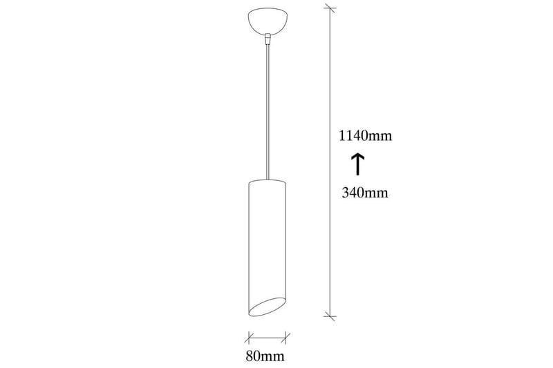 Lysekrone Sugana Svart / Gul - Svart/Gul - Belysning - Innendørsbelysning & Lamper - Taklampe - Pendellamper & Hengelamper