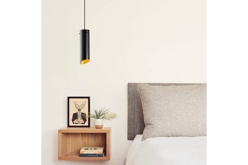 Lysekrone Sugana Svart / Gul - Svart/Gul - Belysning - Innendørsbelysning & Lamper - Taklampe - Pendellamper & Hengelamper