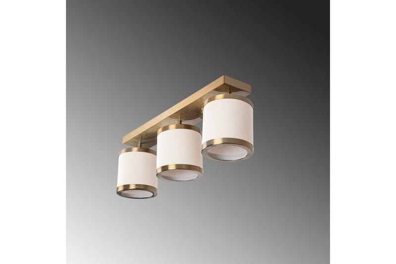 Lysekrone Talra Three Vintage - Gull - Belysning - Innendørsbelysning & Lamper - Taklampe - Plafondlampe