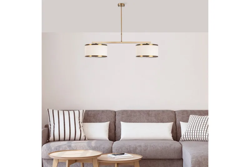 Lysekrone Talra Two Vintage - Gull - Belysning - Innendørsbelysning & Lamper - Taklampe - Pendellamper & Hengelamper