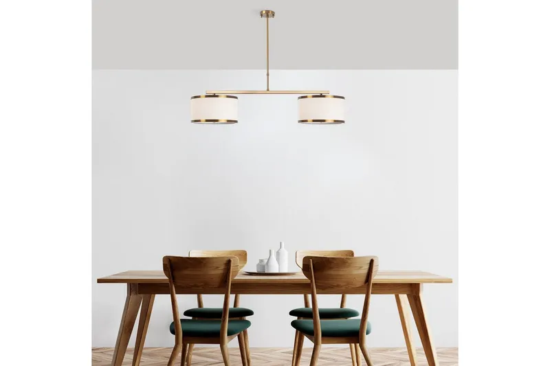 Lysekrone Talra Two Vintage - Gull - Belysning - Innendørsbelysning & Lamper - Taklampe - Pendellamper & Hengelamper