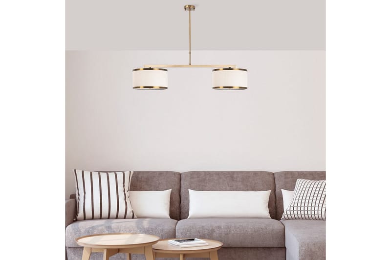 Lysekrone Talra Two Vintage - Gull - Belysning - Innendørsbelysning & Lamper - Taklampe - Pendellamper & Hengelamper