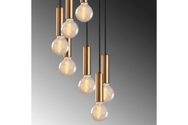 Lysekrone Tembra Seven Vintage - Gull - Belysning - Innendørsbelysning & Lamper - Taklampe - Pendellamper & Hengelamper