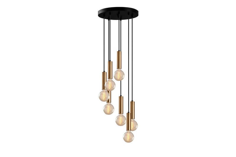 Lysekrone Tembra Seven Vintage - Gull - Belysning - Innendørsbelysning & Lamper - Taklampe - Pendellamper & Hengelamper