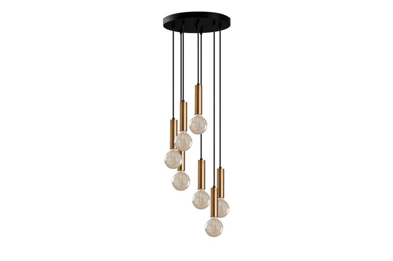 Lysekrone Tembra Seven Vintage - Gull - Belysning - Innendørsbelysning & Lamper - Taklampe - Pendellamper & Hengelamper